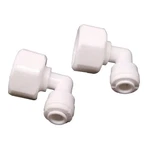 2pcs 1/2" Female Thread To 1/4" Tube L Elbow Quick Connect Push Fit. Fixed Price $20.40.