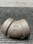 (1) Jp Ward Malleable Iron, 45-degree Elbow Black 1-1/2" 300# Mi. Fixed Price $15.00.