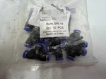 (pack Of 10) Sns Spe-1/4 1/4" Fitting Tube Od Union Tee Type Quick Connect. Fixed Price $16.24.