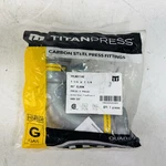 Titan Press Tpln0114g , 1-1/4 X 1-1/4" Carbon Steel 90 Elbow. Fixed Price $32.38.