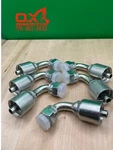 6 Pack Aftermarket Parker 43 Series 1j943-6-6 3/8" Orfs Female 90 To Hose. Fixed Price $43.95.