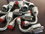 (10 Pc)13943 8-6 Pk Style Hydraulic Hose Fittings 3/8" 1/2" Fjic 90 Degree. Fixed Price $84.64.