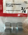 Sigma / Pro Connex 3/4" Steel Compression Coupling Concrete Tight -. Fixed Price $3.99.