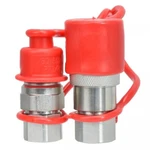 3/4" Flat Face Hydraulic Quick Connect Coupler Set , 1/2" Body Ff12-12n. Fixed Price $30.00.