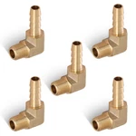 Boeray 5pcs 90 Degree Elbow Brass Hose Barb Fitting -1/4" To 1/8" Male Npt. Fixed Price $14.38.