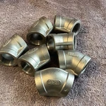 7 45 Degree Elbows 3/4" Npt Class 150..tc-316 Ss .. Pipe Fittings New. Fixed Price $39.99.