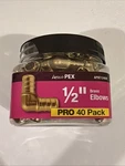 Apollo 1/2 In Brass Pex-b Barb 90-degree Elbow Pro Pack-40 (38pcs) Apxe1240jr. Fixed Price $40.00.