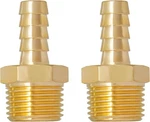 Sungator Hose Barb Fittings 3/8 Inch 3/8'' 1/2'' Npt Male, Brass. Fixed Price $19.99.