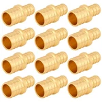 Uenede 12pcs Lf Brass 3/4 To 1/2 Inch Pex Reducer Barb Straight Coupling Pipe.... Fixed Price $25.11.