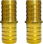2pcs Brass 7/8" Barb Hose Fitting Metals Splicer Mender Union Euqal Barbed Coupl. Fixed Price $13.26.