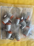 (10) Smc Kq2l07-32n , 1/4 Od Tube X 10-32unf Threaded Port Male 90 Elbows. Fixed Price $29.99.
