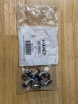5 Pack Aignep 5upl7 87110-04-02 1/4" Tube 1/8" Pipe Metal Male Swivel Elbow 90. Fixed Price $17.00.