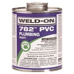 Weld-on-782 (32oz.) (1 Quart) Clear Pvc Heavy Plumbing 14016, Expired 9-25. Fixed Price $11.99.