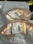 Streamline Pf 02095 Copper Press Fitting 4" 90 Long Turn Elbow X. Fixed Price $175.00.