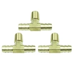 Hongbow 3 Pcs/pack Hardware Brass Barbed Tee Fitting 3/8" Barb X .... Fixed Price $25.16.