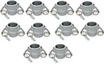 (10 Pack) 1" Type D Aluminum Camlock Female Coupler X F Npt Thread. Fixed Price $79.95.