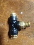 Parker Push-to-connect Fitting 372ptc-6-4. Dot Composite 3/8 Tube 1/4 Npt Swivel. Fixed Price $21.95.