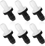 6 Pcs Inline Vacuum Barbed One Way Check 3/8 Inch (10mm), Black & White. Fixed Price $12.56.