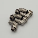 Lot Of 5 Legris 3699 10 17 Elbow Fitting, 3/8" Npt, 10mm Tube Diameter - Used. Fixed Price $59.99.