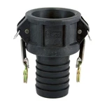 Type C Poly Cam Lock Fitting, 2" Female Camlock X Hose Shank (cam-20-c-pp). Fixed Price $9.63.