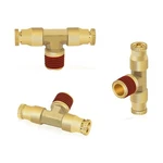 Siptenk 1/4 Brass Push To Connect Fittings 3pcs, 1/4" Od Tube X Npt Thread. Fixed Price $38.23.