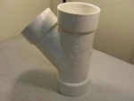 204818 New-no Box; Nibco K090550 Pvc Pipe Y Fitting; 45 Degree; 3" Nominal Size. Fixed Price $23.09.