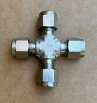 Crawford Swagelok 1/4" Tube Stainless Steel Cross Ss-400-4 New Old Stock. Fixed Price $16.99.