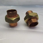 Lot (2) Epc 10033584 Pipe Union 1-in Sweat Ends Copper Fitting. Fixed Price $39.99.