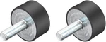 Uxcell M8 Thread Rubber Mounts,vibration Isolators,cylindrical Shock Absorber Wi. Fixed Price $13.41.