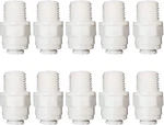 Male Push To Connect Tube Fitting,water Purifiers Quick Connector Drinks Dispens. Fixed Price $12.07.