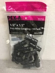 Apollo Epxpac1210pk 1/2" Expansion Pex A Poly Alloy Coupling 10pk. Fixed Price $13.42.