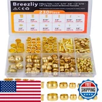 Breezliy Compression Fittings Assortment Kit-6 Sizes1/83/16 1/4 5/16 3/8 1/2. Fixed Price $28.86.