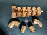 10 - Epc Nibco 2" Copper Pressure Solder Fittings 1 Of Each New Made In Usa. Fixed Price $114.99.