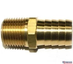 3/4" Barb X 1/2" Npt Male Brass Hose Fitting, Air Gas Water Fuel Fm89 Interstate. Fixed Price $9.99.