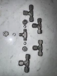 Parker Tn10 1/4" Compression 316 Ss Union Tee. Fixed Price $88.00.