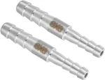 Uxcell 2pcs 5/16" To 1/4" Hose Barb Reducer Pipe Fitting, 304 Stainless Steel Ho. Fixed Price $10.68.