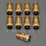 (9) Parker Polytite Compression Adapter Fitting 68p-8-6, 1/2" Tube Od X 3/8" Npt. Fixed Price $39.95.