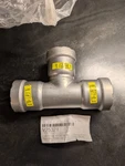 Viega Megapress 25321 Pipe Tee, 1-1/2 In, Press, Carbon Steel. Fixed Price $55.00.