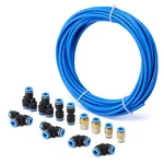 Airtoon Air Hose Pipe Tube Kit 6mm Od With 1/4"(6mm) Odx32.8 Feet Hose, Blue. Fixed Price $19.52.