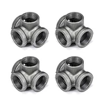 3/4" 4-way Side Outlet Tee, Home Tzh 4-pack Corner Cast 0.75 Inch, Gray. Fixed Price $22.85.