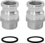 Safby 2 Pcs Type F Aluminum Global Cam And Groove Hose Fitting,2 Plug X2 Npt. Fixed Price $31.99.