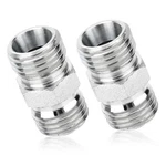 2 Pcs M14 To Hydraulic Hose Pipe Adapter Carbon Steel Coupler Mini Excavator. Fixed Price $15.49.