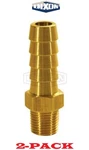 2-pack! 3/8" Hose Id X 1/8" Male Nptf Brass Barb Fitting Dixon 1020602c New!. Fixed Price $12.62.