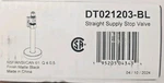 Delta Straight Supply Stop Valve With Dial Handle Dt021203-bl Matte Black. Fixed Price $99.99.