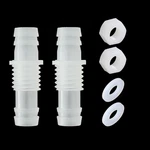 Feelers 3/8" Hose Barb Thru-bulk Bulkhead Fitting Hex Barbed 3/8 Inch, White. Fixed Price $10.08.