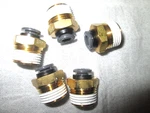 5 Smc 1/4" Tube Od X 3/8" Npt Straight Male Connector Fittings Kv2h07-36s. Fixed Price $19.99.