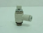 206959 New-no Box; Smc As2201f-u01-04 Elbow Speed Ctrl Valve 5/32" Tube 1/8 Npt. Fixed Price $11.93.