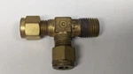 Nos Swagelok Brass 1/4" Run Tee, B-400-3-4tmt. Fixed Price $17.99.