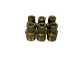 6 Nos Parker 3/8 Tube Od X 1/2 Npt Connector Compression Fittings 68c-6-8. Fixed Price $17.59.