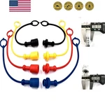8 Pack- Hydraulic Quick Coupler Coupling Dust Cap & Plug Set Fits 1/4" Kubota.... Fixed Price $30.99.